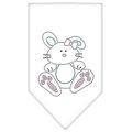 Unconditional Love Bunny Rhinestone Bandana White Small UN760838